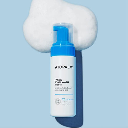 ATOPALM Facial Foam Wash – Gentle Foaming Cleanser for Sensitive Skin, Tear-Free, Sulfate-Free, Paraben-Free, pH Balanced, Hypoallergenic, EWG Green Grade, 5.07 Fl Oz (150ml) Avelisse