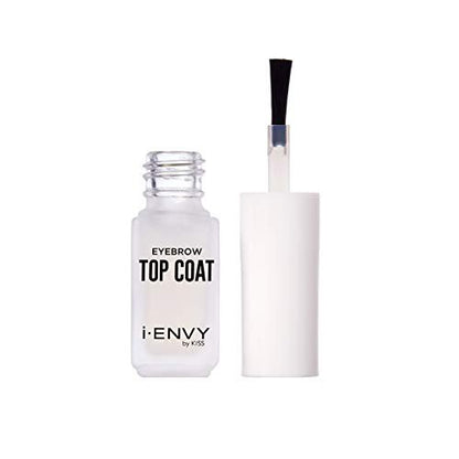 i-ENVY by KISS Eyebrow Sealer - Clear Waterproof Eyebrow Setting Topcoat for 24-Hour Hold, Smudge-Proof & Sweat-Proof, Non-Glossy Finish with Precision Brush Applicator