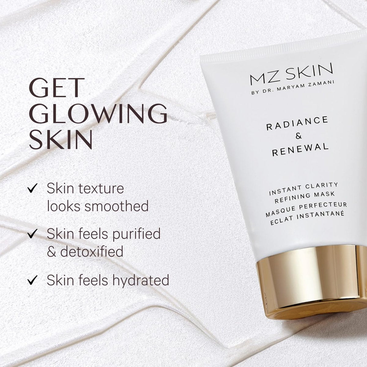 MZ SKIN Radiance & Renewal Mask – 8.5% Fruit Acid Complex with Lactic Acid & Azelaic Acid – 3.4 fl oz - görsel 5