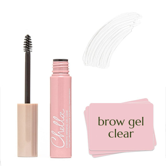 Chella Defining Clear Eyebrow Gel – Lightweight, Long-Lasting Natural Look – Vegan & Cruelty-Free