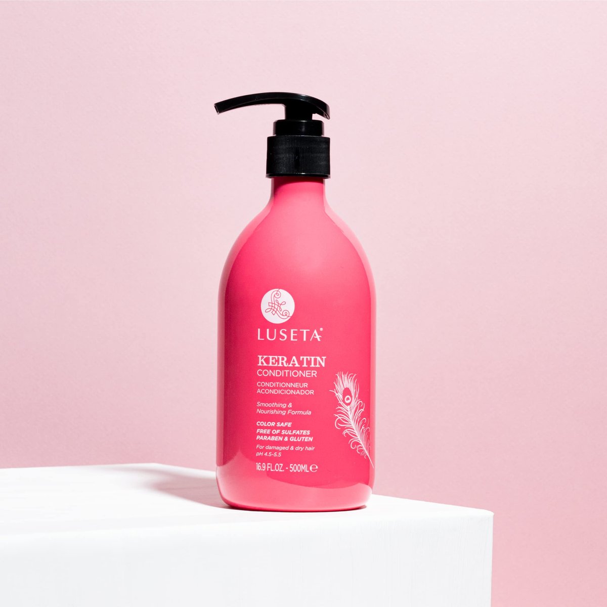 Luseta Keratin Conditioner - Hydrating & Nourishing for Dry Damaged Hair, 16.9 Fl Oz Avelisse