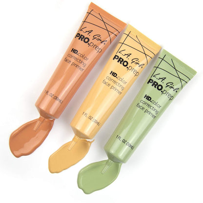 L.A. Girl PRO.Prep Correcting Primer, Green GFP912 - Color-Correcting Face Primer for Redness