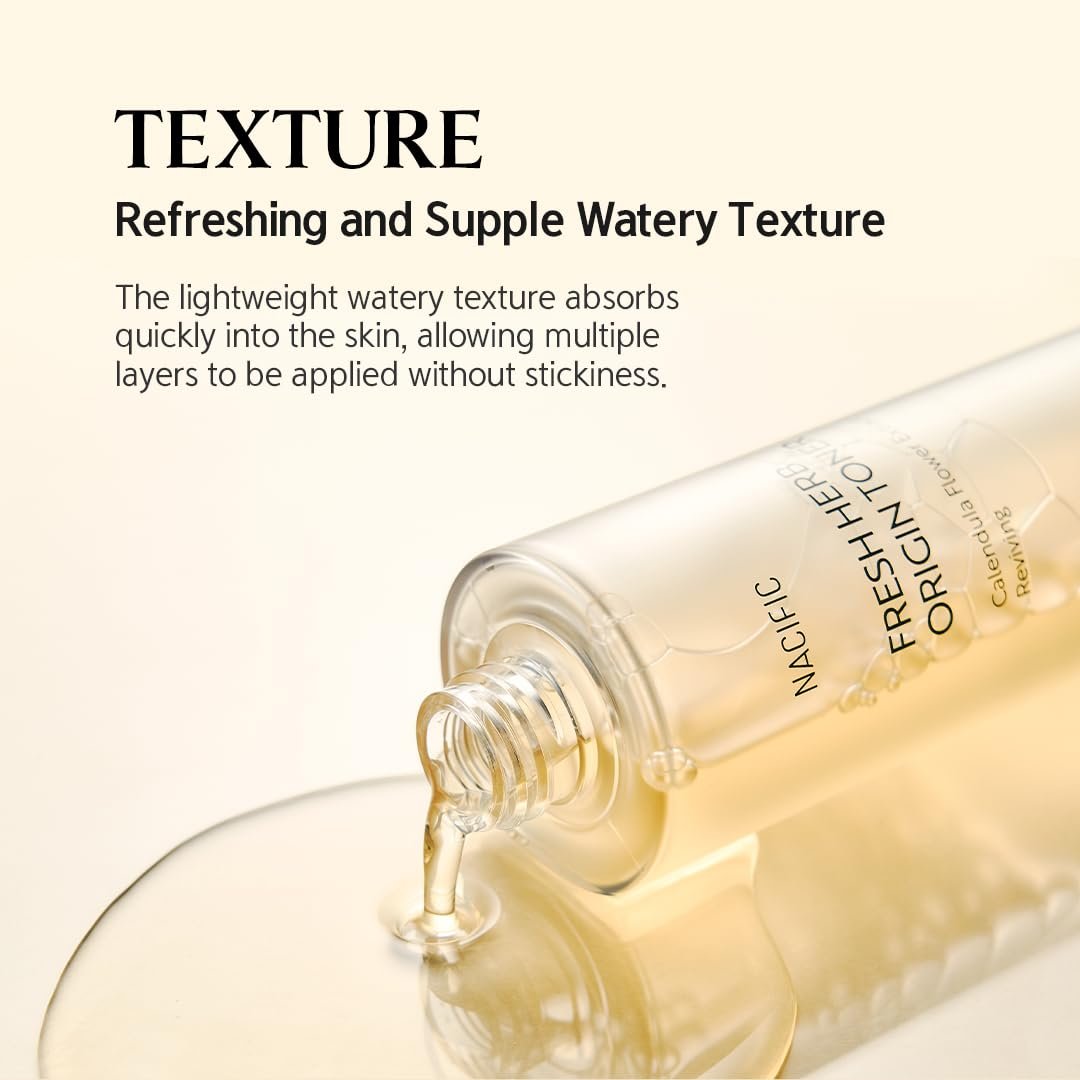 NACIFIC Fresh Herb Origin Facial Toner 5.07 fl. oz (150ml) – Vitamin B & C Infused Korean Skincare for Radiance and Moisture Barrier Support, All Skin Types - görsel 13