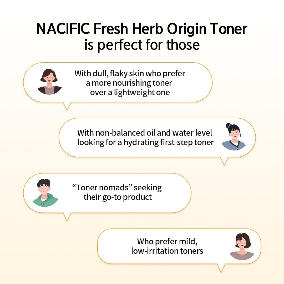 NACIFIC Fresh Herb Origin Facial Toner 5.07 fl. oz (150ml) – Vitamin B & C Infused Korean Skincare for Radiance and Moisture Barrier Support, All Skin Types - görsel 17