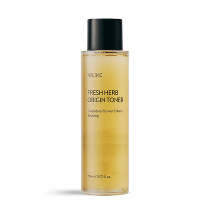 NACIFIC Fresh Herb Origin Facial Toner 5.07 fl. oz (150ml) – Vitamin B & C Infused Korean Skincare for Radiance and Moisture Barrier Support, All Skin Types