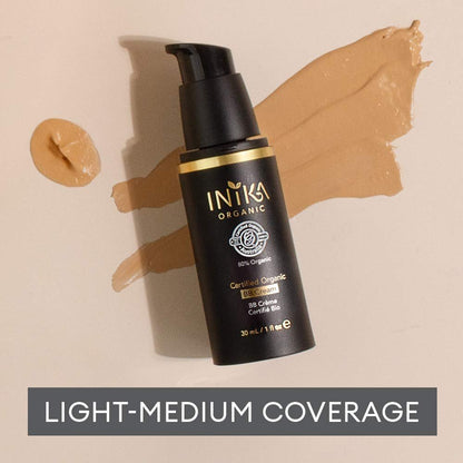 INIKA Organic Toffee BB Cream - 1.05 oz | Natural BB Cream for Radiant Skin