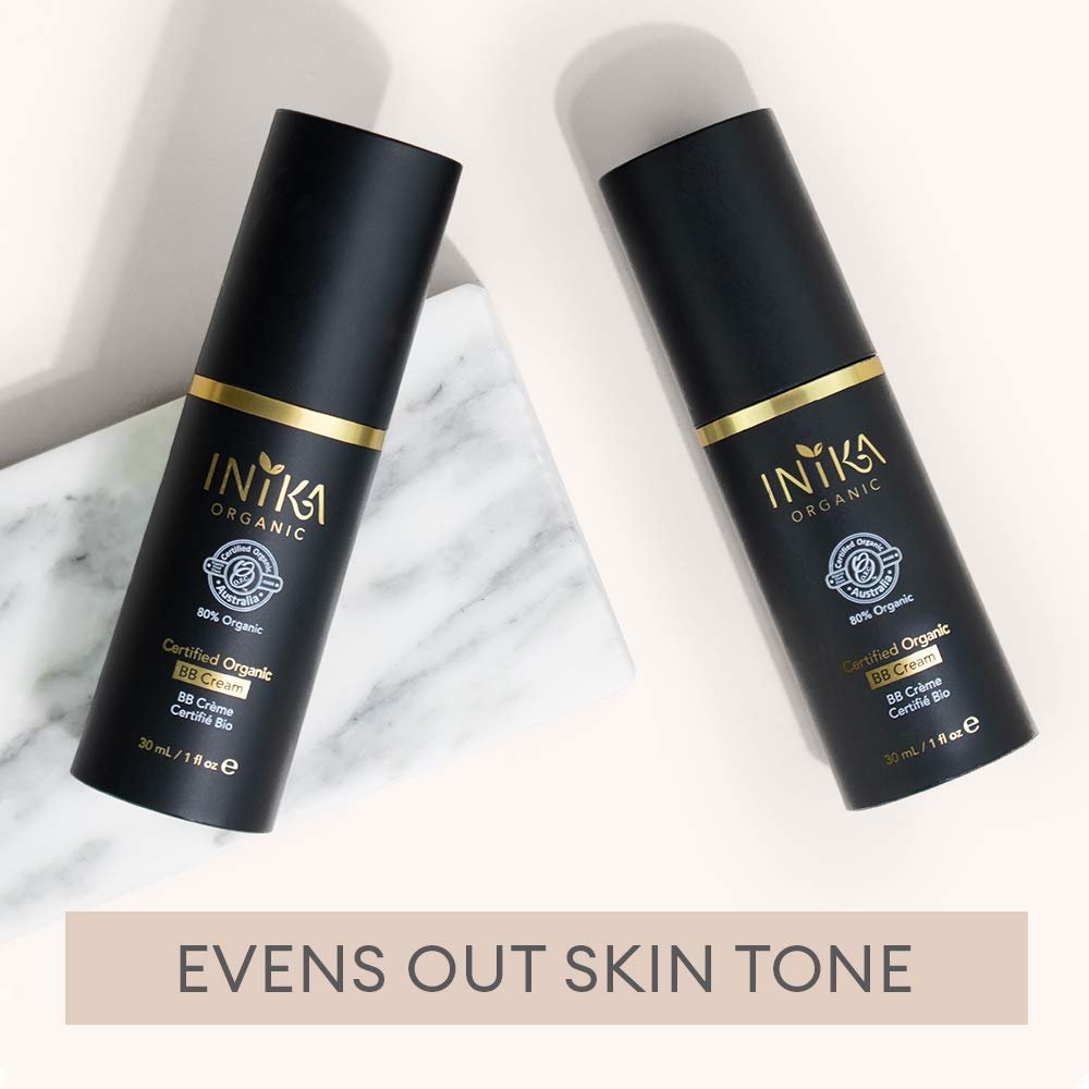 INIKA Organic Toffee BB Cream - 1.05 oz | Natural BB Cream for Radiant Skin - görsel 5