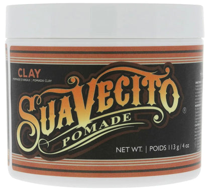 Suavecito Firme Clay for Men – Strong Hold, Low Shine Matte Finish – 4 oz Avelisse