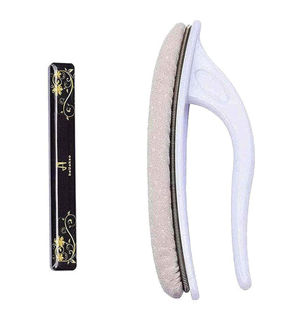 Premium Washable Nano Glass Nail File Set with Chamois Buffer - beUakso Upgrade Nail Buffer and Shine Kit (3-Piece, Flower Box)