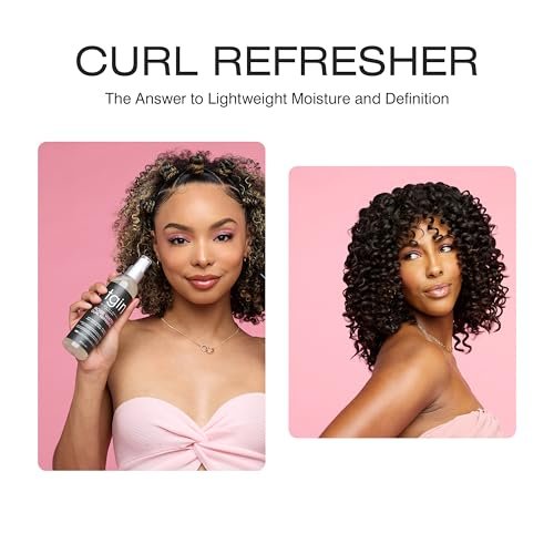 tgin Rose Water Curl Refresher – Moisturizing Curl Spray for Curly, Coily, and Wavy Hair – Enhances Shine, Reduces Frizz, and Hydrates Dry Curls & Scalp with Acai Berry & Rose Water – 8 Fl Oz - görsel 7