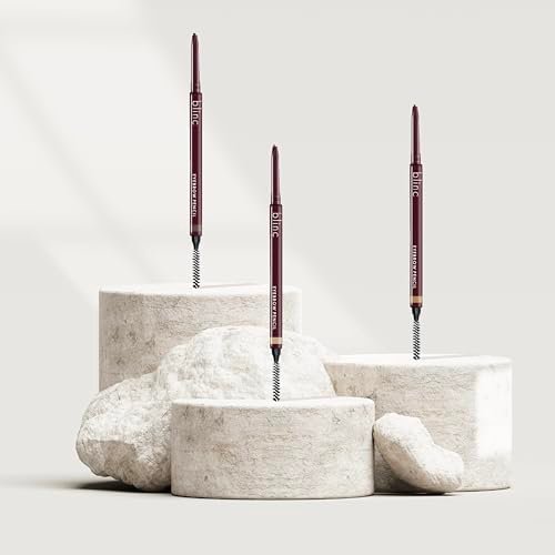 Blinc Eyebrow Pencil - Dual-Sided Precise Fine Tip with Vitamins C & E, Natural Finish, Long-Wearing & Water-Resistant, Vegan & Cruelty-Free, Dark Brunette - görsel 14