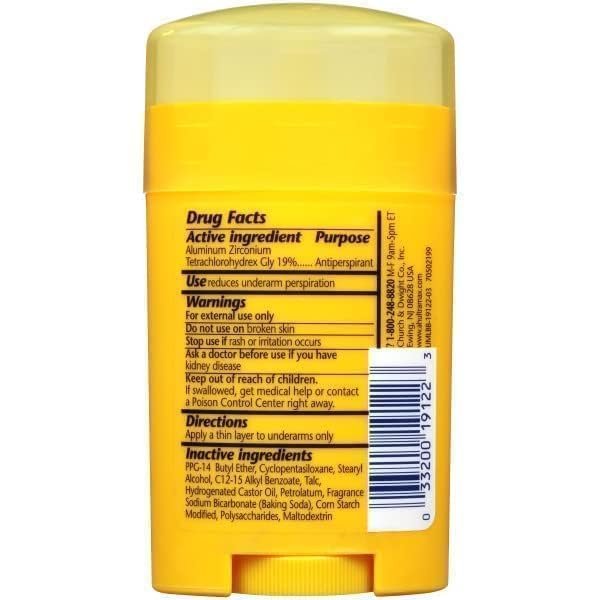 Arm & Hammer Ultra Max Antiperspirant Deodorant 1 Ounce Travel Size (Pack of 2) - görsel 6