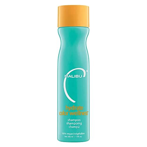 Malibu C Hydrate Color Wellness Shampoo - Sulfate Free Gentle Cleansing for Color Treated Hair - Fights Fade - 9 oz Avelisse