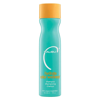 Malibu C Hydrate Color Wellness Shampoo - Sulfate Free Gentle Cleansing for Color Treated Hair - Fights Fade - 9 oz Avelisse