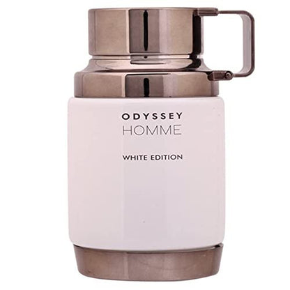 Armaf Odyssey Homme White Edition Eau de Parfum for Men - 3.4 oz Long-Lasting Scent Avelisse
