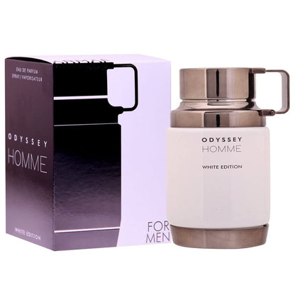 Armaf Odyssey Homme White Edition Eau de Parfum for Men - 3.4 oz Long-Lasting Scent Avelisse