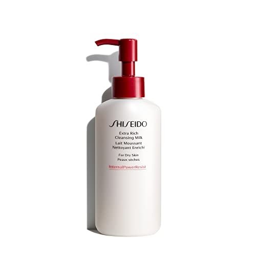 Shiseido Extra Rich Cleansing Milk - 125 mL - Gentle Cleanser for Hydrated, Moisturized Skin - Soap Free for Dry, Very Dry & Sensitive Skin Avelisse