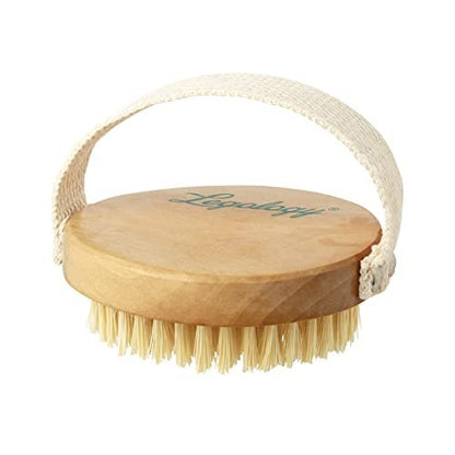 Legology Premium Natural Exfoliating Body Brush for Skin Detox & Cellulite - Lymph-Lite Boom Brush for Body