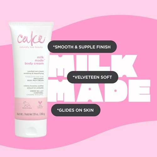 Cake Beauty Shea Butter Body Cream for Dry Skin – Indulgent Milk Made Body Lotion, 7 Fl Oz - görsel 10