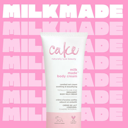 Cake Beauty Shea Butter Body Cream for Dry Skin – Indulgent Milk Made Body Lotion, 7 Fl Oz