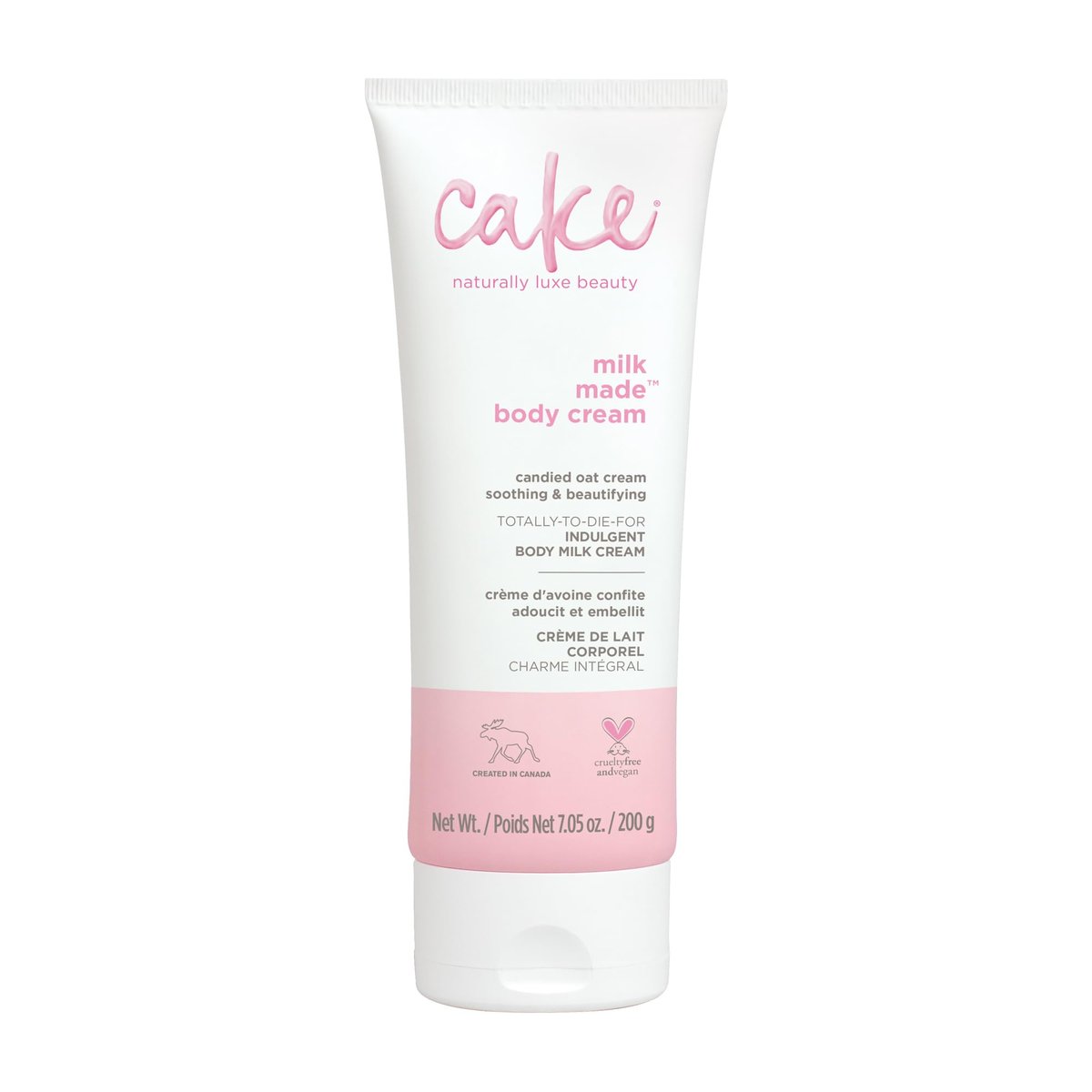 Cake Beauty Shea Butter Body Cream for Dry Skin – Indulgent Milk Made Body Lotion, 7 Fl Oz - görsel 1