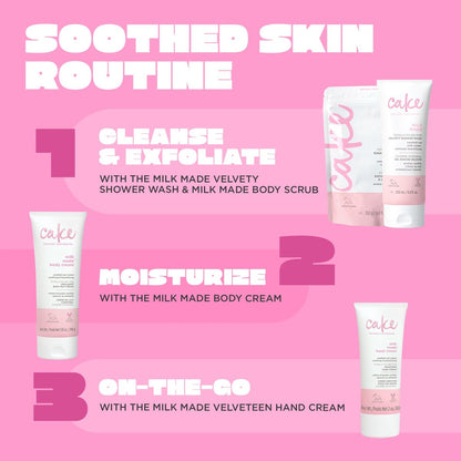 Cake Beauty Shea Butter Body Cream for Dry Skin – Indulgent Milk Made Body Lotion, 7 Fl Oz