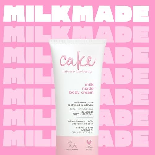 Cake Beauty Shea Butter Body Cream for Dry Skin – Indulgent Milk Made Body Lotion, 7 Fl Oz - görsel 4