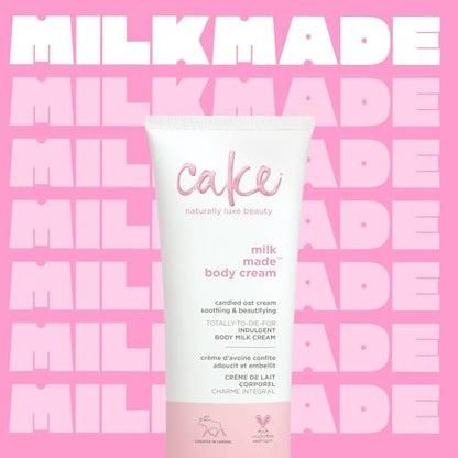 Cake Beauty Shea Butter Body Cream for Dry Skin – Indulgent Milk Made Body Lotion, 7 Fl Oz