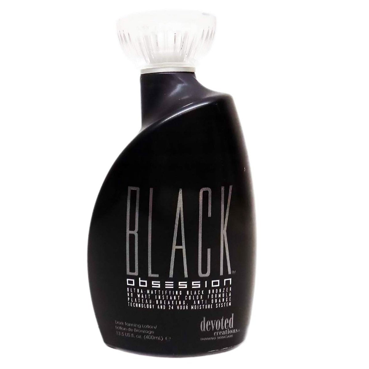 Devoted Creations Black Obsession Black Bronzer - 13.5 oz. Extreme Dark Tanning Lotion Avelisse