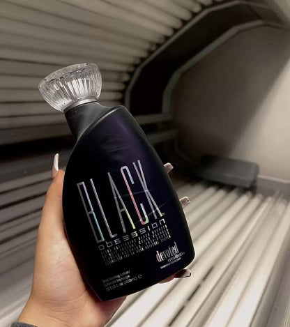 Devoted Creations Black Obsession Black Bronzer - 13.5 oz. Extreme Dark Tanning Lotion Avelisse