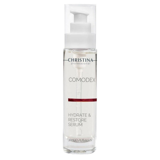 CHRISTINA Comodex Hydrate & Restore Serum with Hyaluronic Acid - 30ml - Facial Hydrating Serum for Dehydrated, Oily, Open Pores, Combination & Normal Skin