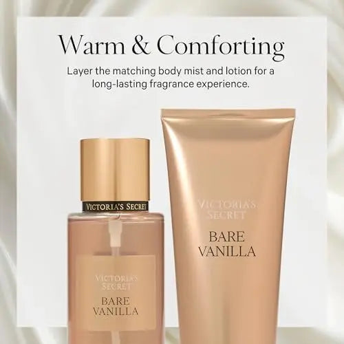 Victoria's Secret Bare Vanilla Body Fragrance Mist - 8.4 fl oz - Long-Lasting Scent for Women Avelisse