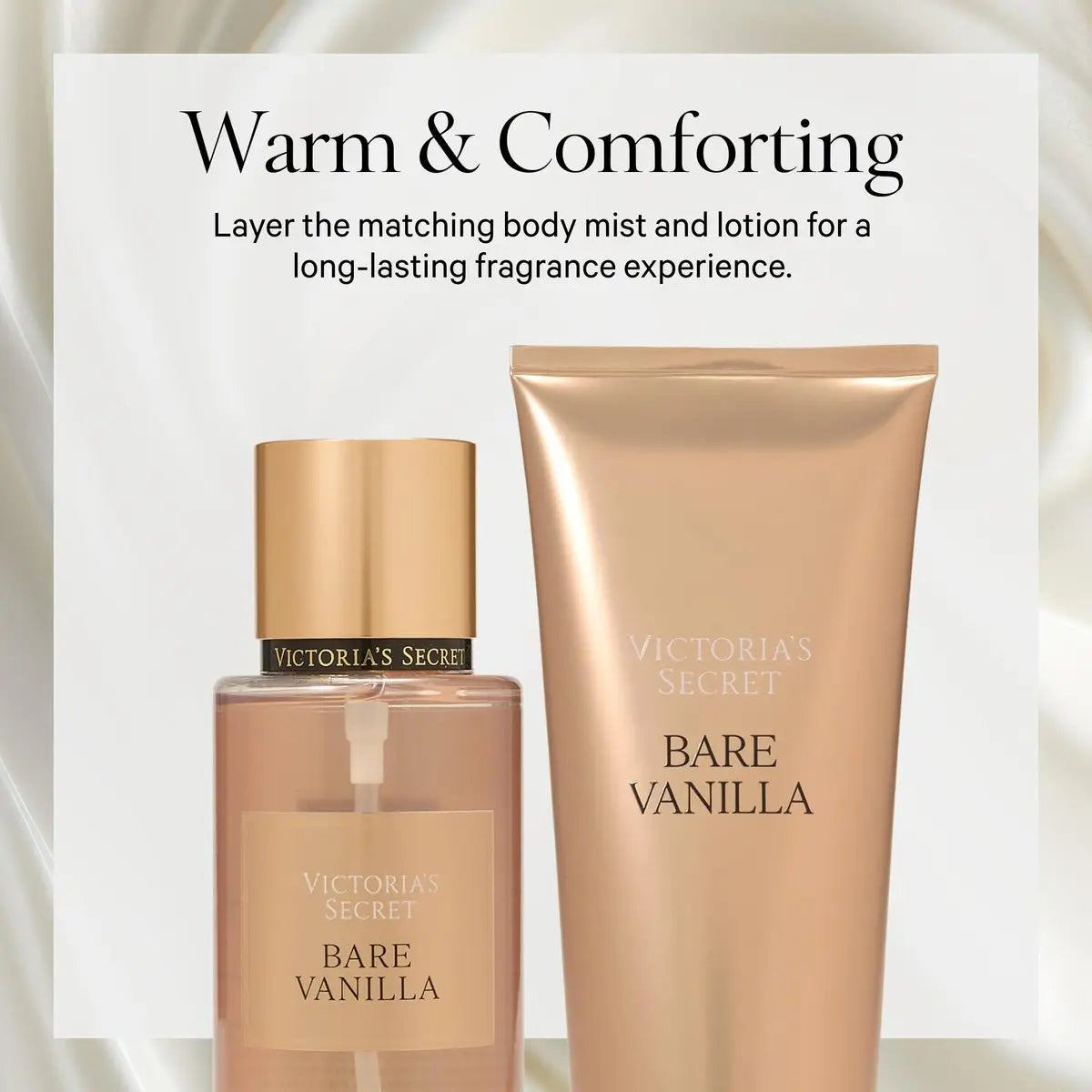 Victoria's Secret Bare Vanilla Body Fragrance Mist - 8.4 fl oz - Long-Lasting Scent for Women Avelisse