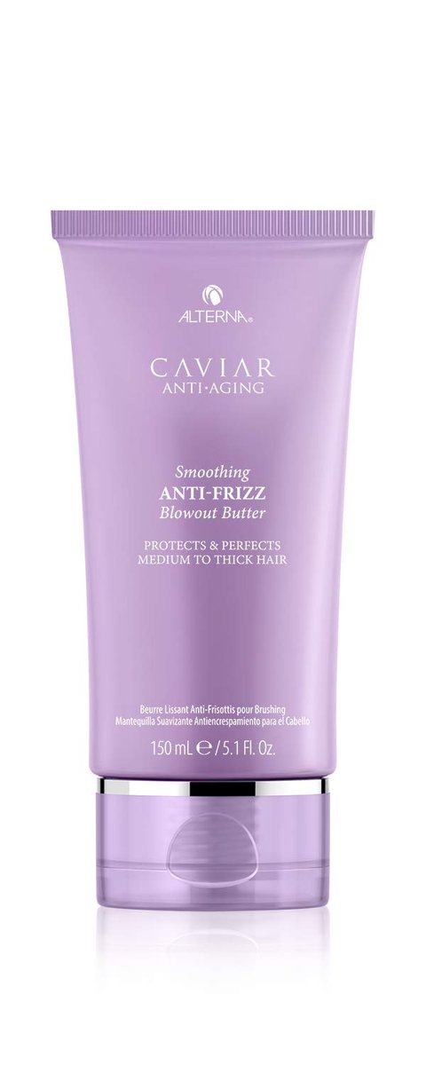 Alterna Caviar Anti-Aging Smoothing Anti-Frizz Blowout Butter - Heat Protectant & Humidity Shield for Silky, Frizz-Free Hair - Sulfate Free, 5.1 oz Avelisse