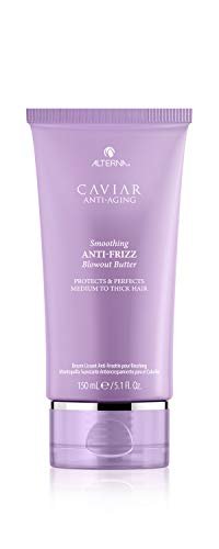 Alterna Caviar Anti-Aging Smoothing Anti-Frizz Blowout Butter - Heat Protectant & Humidity Shield for Silky, Frizz-Free Hair - Sulfate Free, 5.1 oz Avelisse