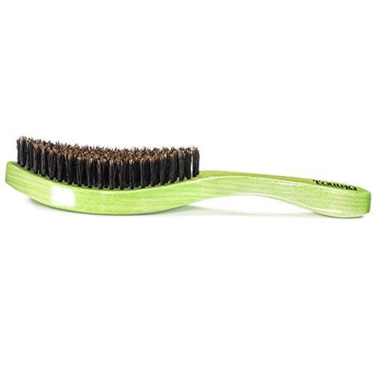 Torino Pro Medium Curved Wave Brush by Brush King – #1960-360 Curved Medium, Extra Firm Boar Bristles for 360 Waves, Coarse Hair Avelisse