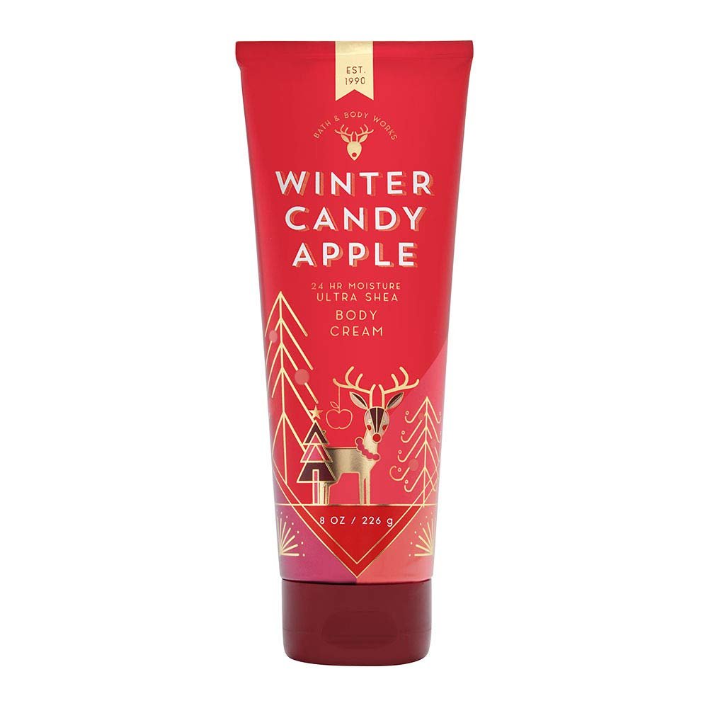 Bath & Body Works Winter Candy Apple Ultra Shea Body Cream 8 oz - Rich Moisturizer - görsel 1