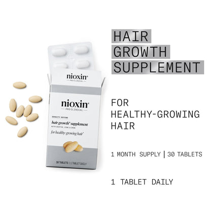 NIOXIN Density Defend Hair Growth Supplements with Biotin, Zinc, and Iron, 30 Tablets Avelisse