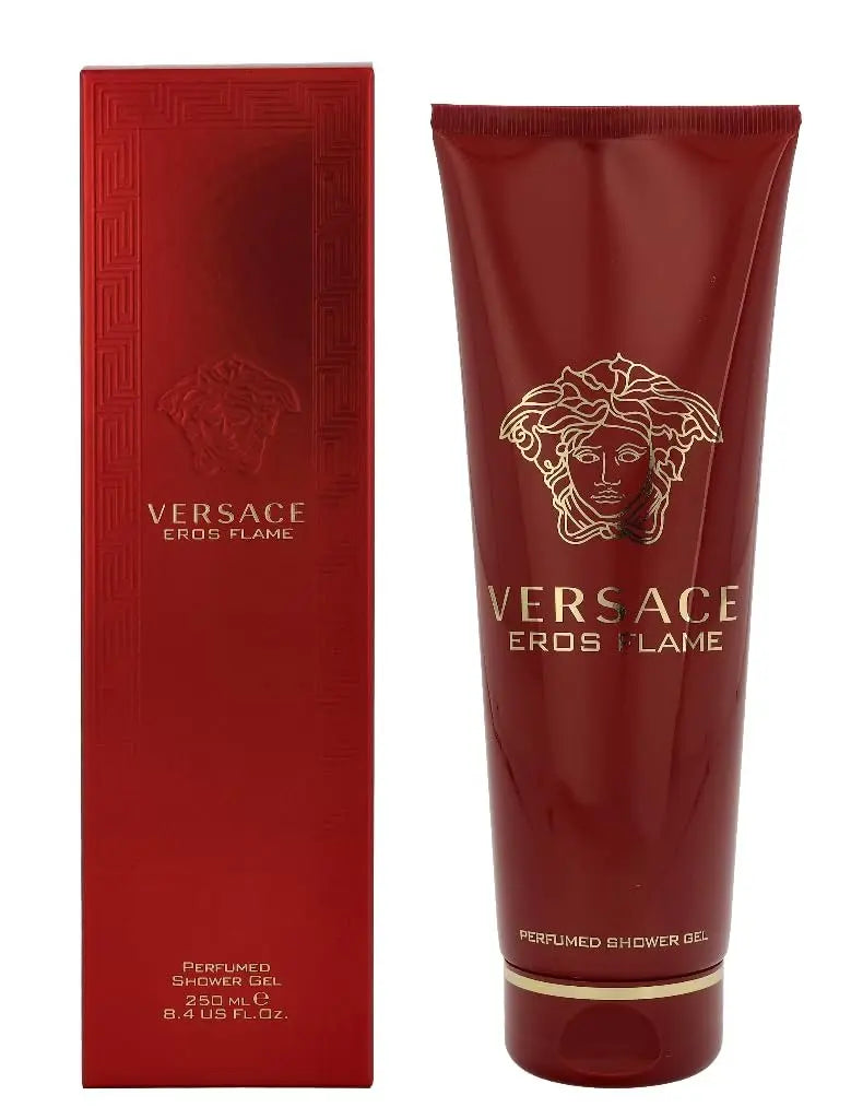 Versace Eros Flame Perfumed Shower Gel for Men – 8.4 oz Avelisse