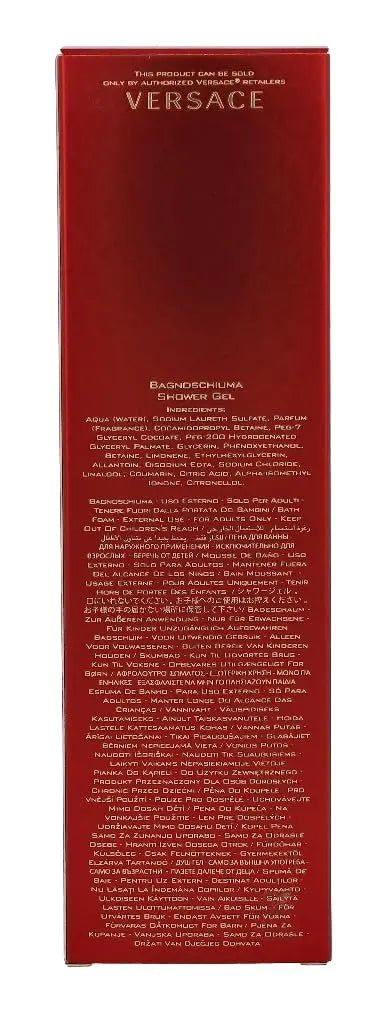 Versace Eros Flame Perfumed Shower Gel for Men – 8.4 oz Avelisse