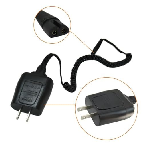 Replacement Power Charging Cord for Braun 5497 12V Charger - Compatible with 300S, 3010S, S300 Series - görsel 6