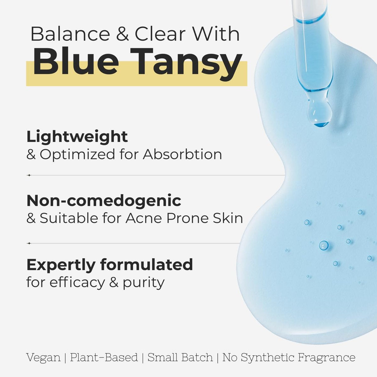 Yellow Bird Balancing Blue Tansy Face Oil – Natural Vegan Facial Serum for Glowing Skin, Collagen Support, and Clear Complexion (2 oz) Avelisse