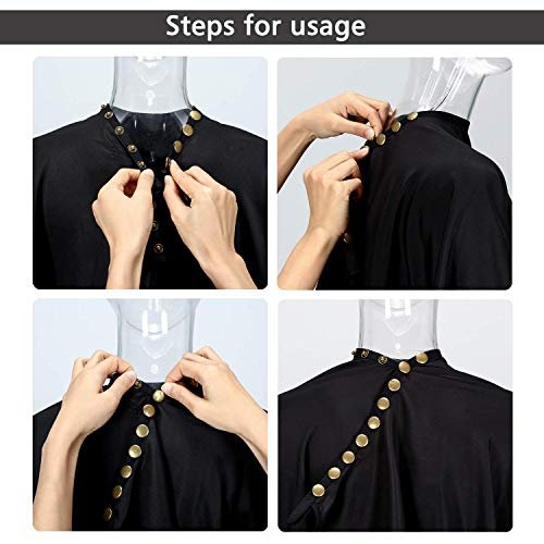 Oak Leaf Hair Cutting Capes - Water-Resistant & Antistatic Salon Haircut Capes with Snap Closure for Styling, 57x67 Inches, Pack of 2 Avelisse