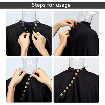 Oak Leaf Hair Cutting Capes - Water-Resistant & Antistatic Salon Haircut Capes with Snap Closure for Styling, 57x67 Inches, Pack of 2 Avelisse