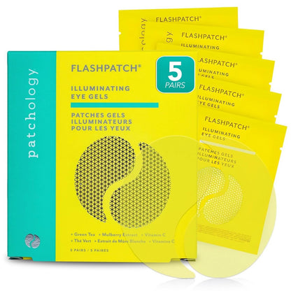 PATCHOLOGY Brightening Under Eye Patches - Vitamin C Eye Mask for Puffy Eyes and Dark Circles - 5 Pairs Avelisse