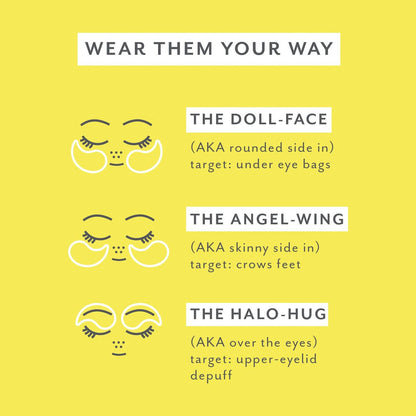 PATCHOLOGY Brightening Under Eye Patches - Vitamin C Eye Mask for Puffy Eyes and Dark Circles - 5 Pairs Avelisse