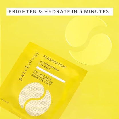 PATCHOLOGY Brightening Under Eye Patches - Vitamin C Eye Mask for Puffy Eyes and Dark Circles - 5 Pairs Avelisse