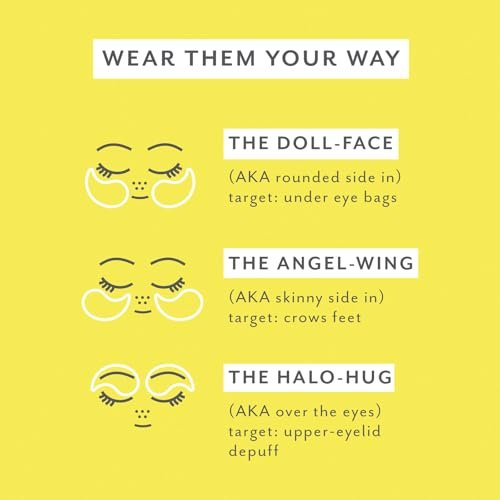 PATCHOLOGY Brightening Under Eye Patches - Vitamin C Eye Mask for Puffy Eyes and Dark Circles - 5 Pairs Avelisse