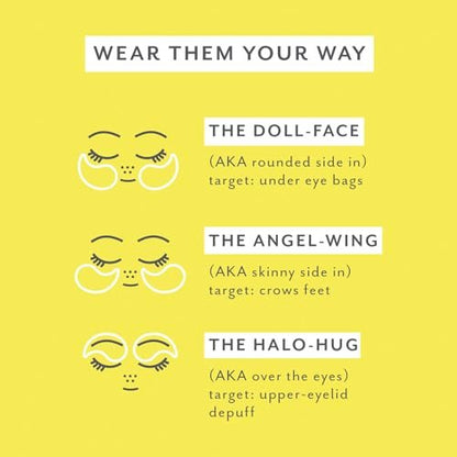 PATCHOLOGY Brightening Under Eye Patches - Vitamin C Eye Mask for Puffy Eyes and Dark Circles - 5 Pairs Avelisse