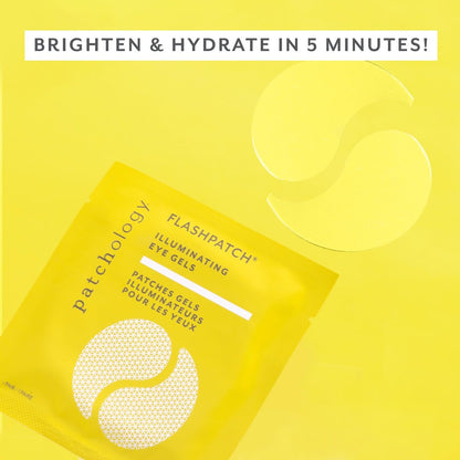 PATCHOLOGY Brightening Under Eye Patches - Vitamin C Eye Mask for Puffy Eyes and Dark Circles - 5 Pairs Avelisse